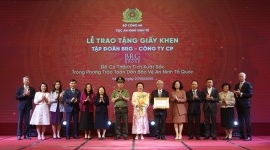 Tập đoàn BRG nhận giấy khen trong phong trào “Toàn dân Bảo vệ An ninh Tổ quốc năm 2024”