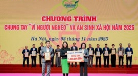 Tập đoàn BRG và Công ty Cổ phần Đầu tư Phát triển Thành phố Thông minh Bắc Hà Nội ủng hộ 2 tỷ đồng cho “Quỹ Vì người nghèo” của Thủ đô
