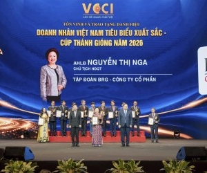 Anh hùng Lao động Nguyễn Thị Nga được vinh danh Doanh nhân Việt Nam tiêu biểu xuất sắc – Cúp Thánh Gióng năm 2026