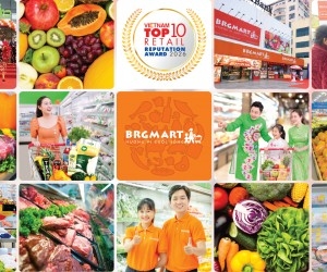 BRGMart được vinh danh Top 10 Công ty Bán lẻ uy tín năm 2026