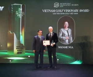 BRG Group Chairwoman Honoured with Two Major Awards at the Vietnam Golf Excellence Awards 2025