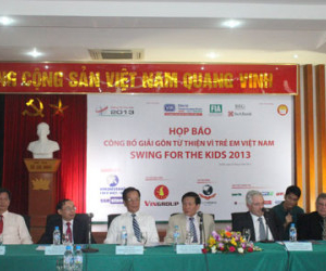 Công bố Giải golf từ thiện Vì trẻ em nghèo Việt Nam năm 2013
