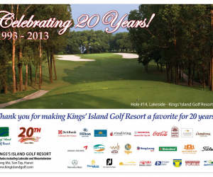 Kings' Island Golf Resort kỷ niệm 20 năm thành lập