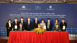 VIETNAM AIRLINES, BRG GROUP AND SEABANK SIGNED A STRATEGIC COORPERATION AGREEMENT